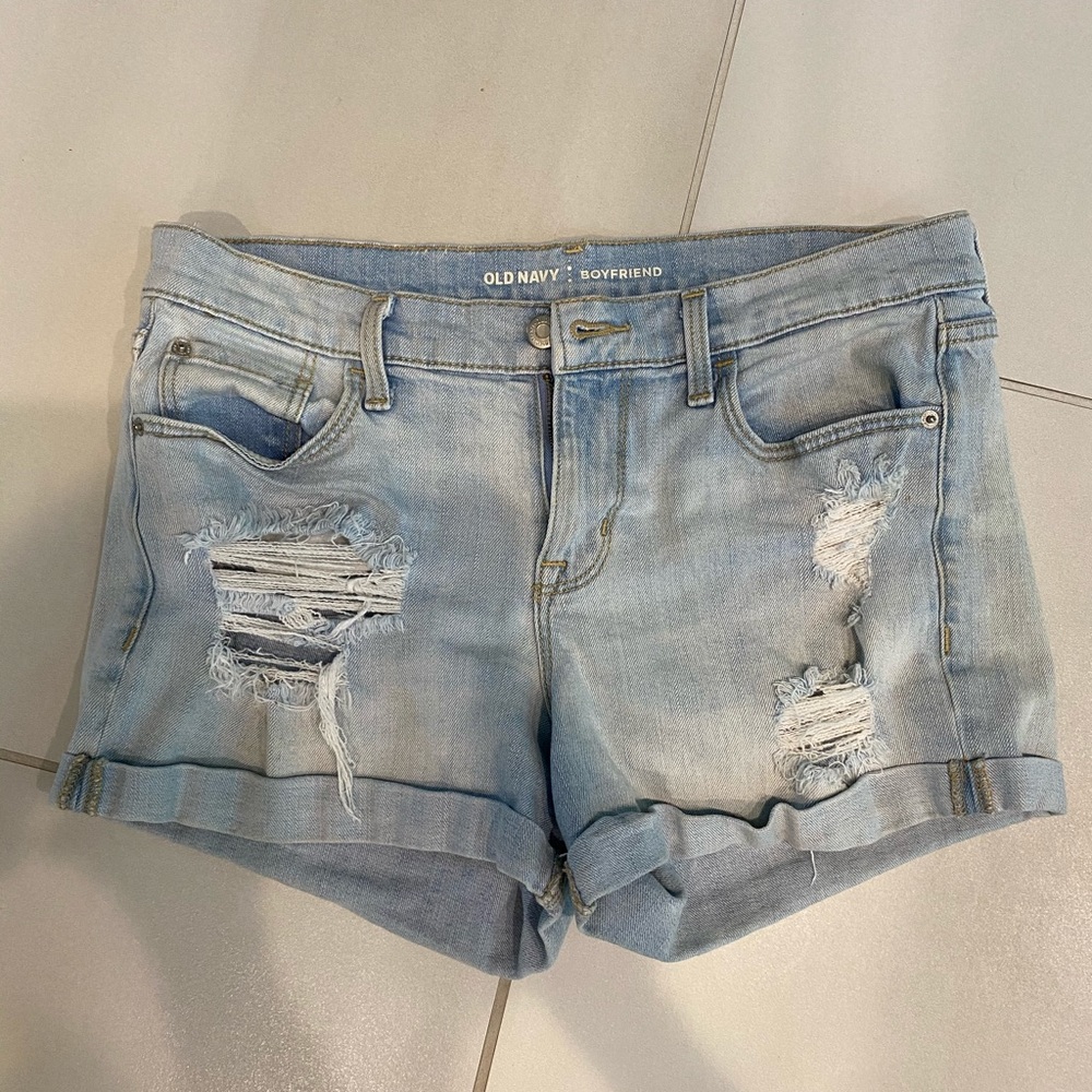 Womens Old Navy Low Rise Jean Shorts Size 8